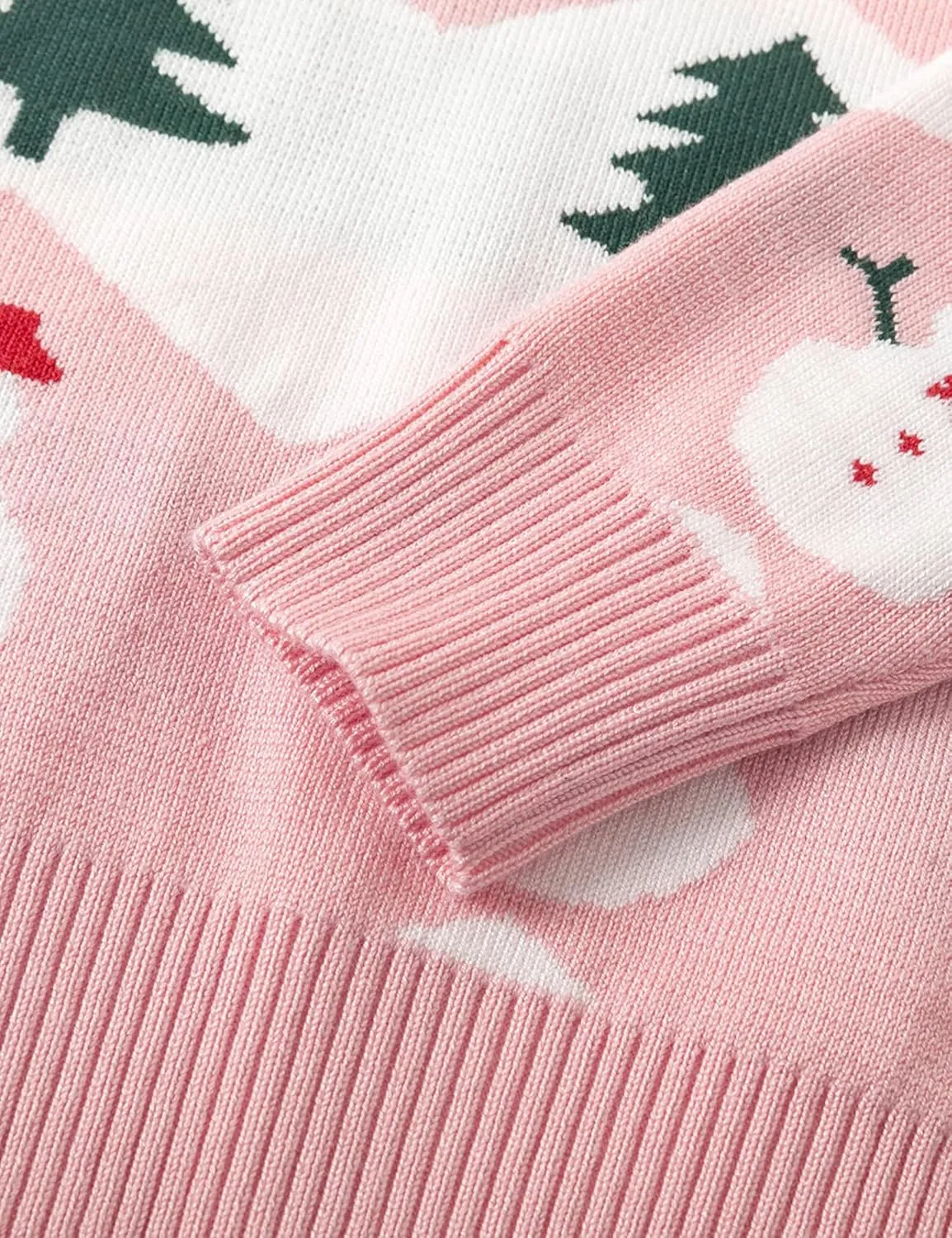 Toddler Boy Girl Sweatshirt Christmas Kids Knit Sweatshirt Pullover Sweater elk Tops Warm Deer Tees 1-6T Red