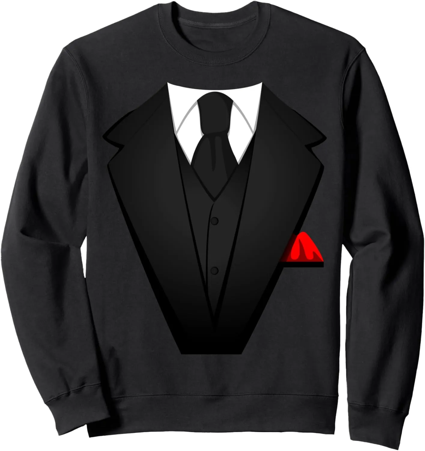 Tuxedo Vintage Funny Costume Graphic – Men & Boys Humor Sweatshirt