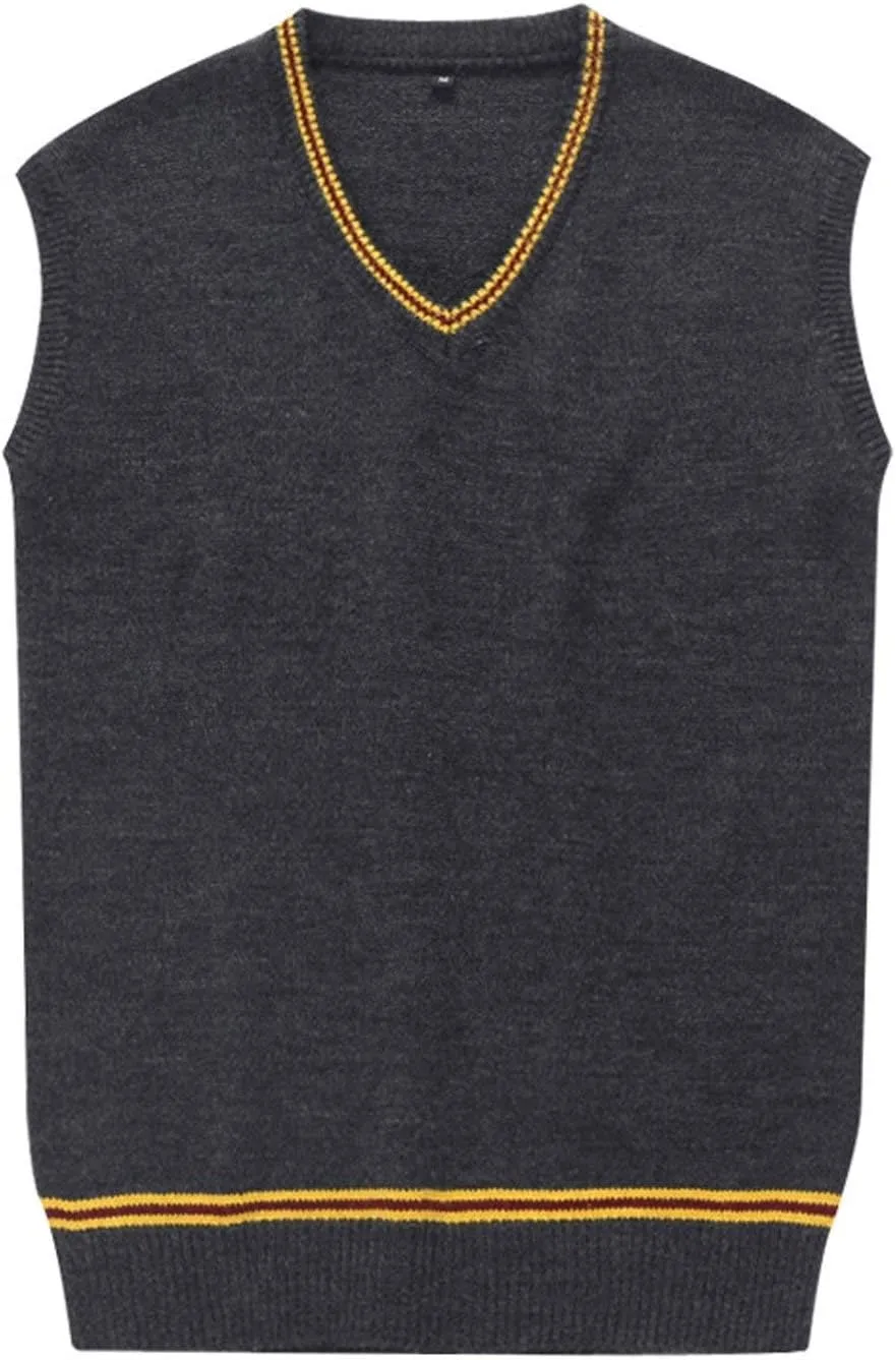 Unisex Costume Sweater Vest Fall and Winter Cardigan Waistcoat Cosplay