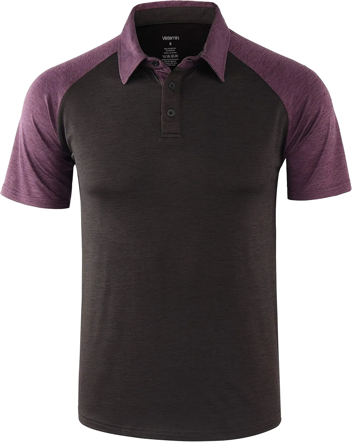 Vetemin Men's Casual Lightweight Quick Dry Athletic Active Sports Outdoors Golf Polo T Shirts