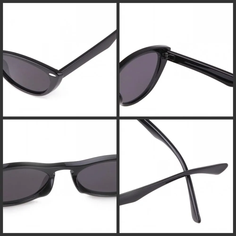 Vintage Cat Eye Leopard Sunglasses Women Tortoise Shell Sun Glasses Black Frame Fashion Shades Eyewear UV400
