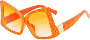 Vintage Irregular Sunglasses Women Color Leopard Frame Cat Eye Female Shades Luxury Sun Glasses UV400 Eyewear