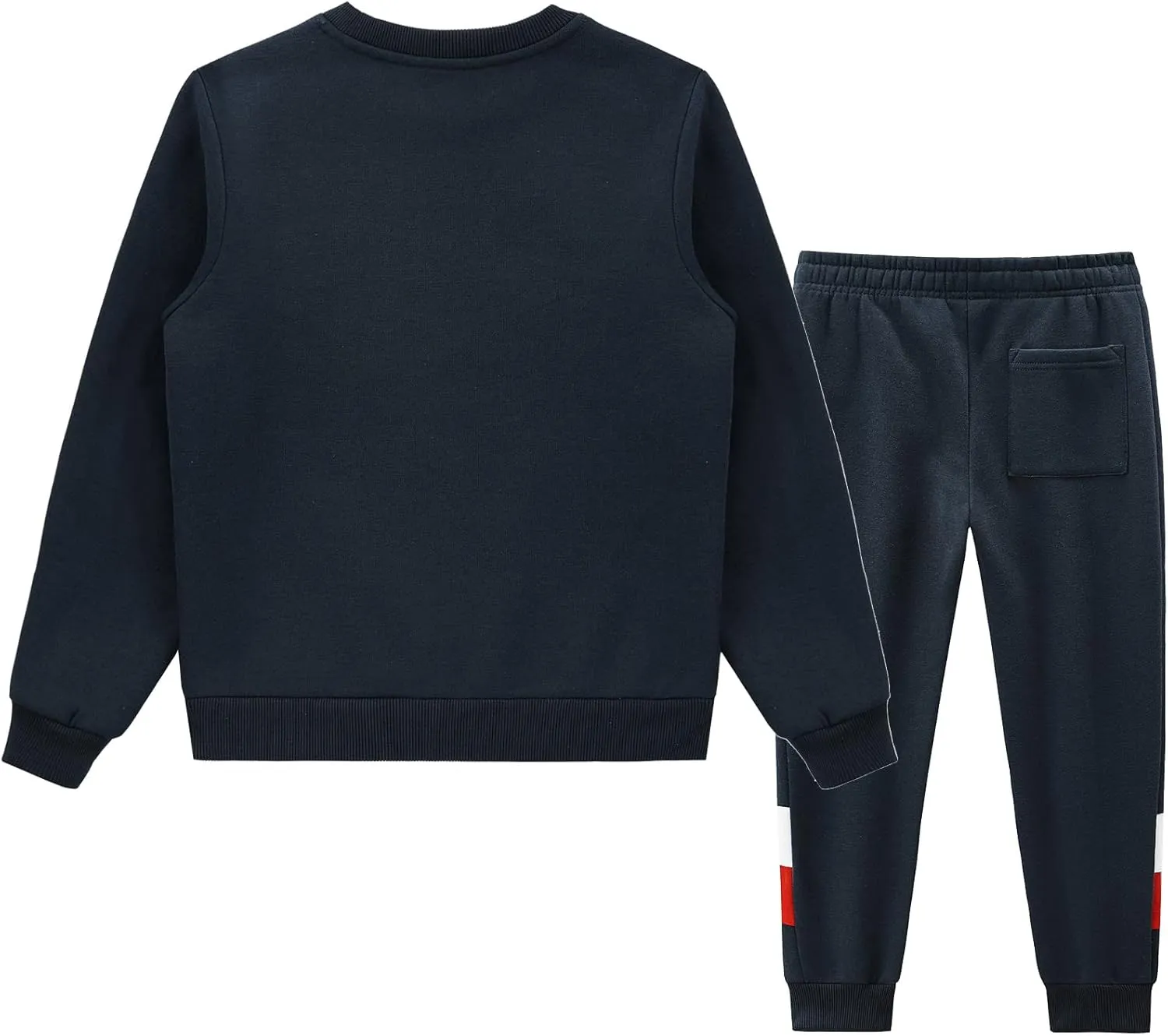 W JIANWANG Boys' Activewear Kids Clothing Sets Full Zip Fleece Brush Tracksuits Active Jackets and Pants 2 Piece 2-8 Years…