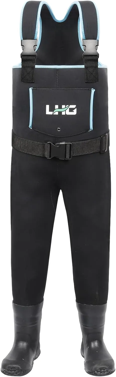 Waders for Kids Waterproof Neoprene Chest Waders Insulated Hunting Fishing Youth Waders for Boy Girl