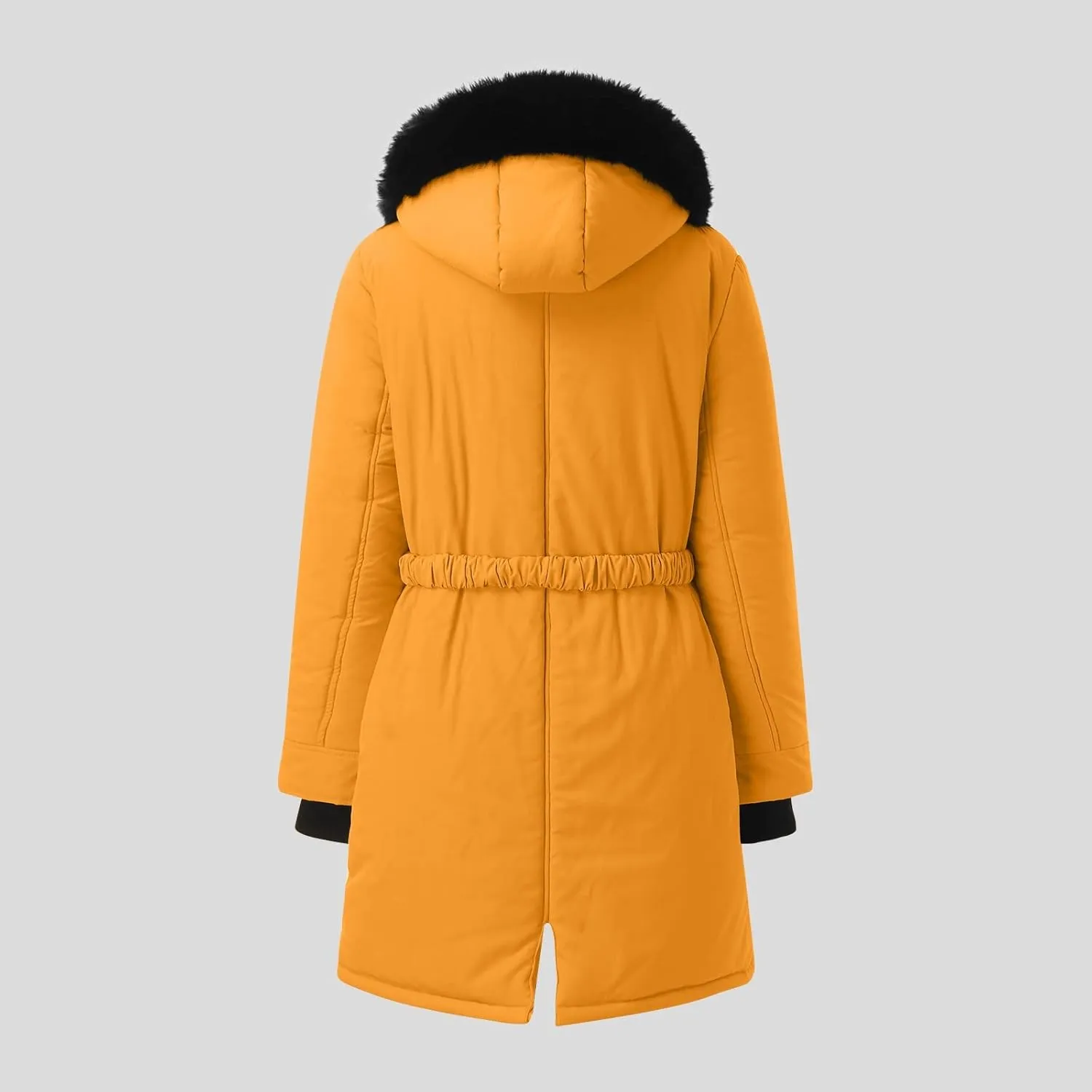 Warm Jacket Size Winter Coat Lapel Collar Long Sleeve Jacket Vintage Thicken Coat Womens 2024 Winter Zip Puffer