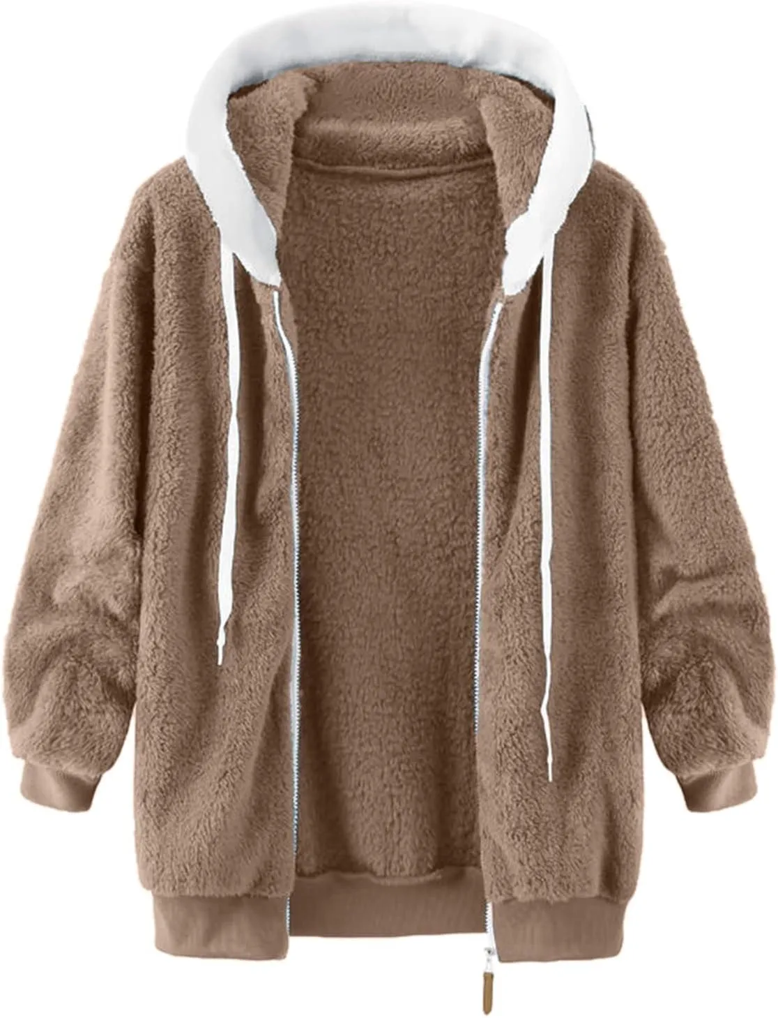Warm Snow Fleece Winter Jacket Winter Warm Wool Overcoat Cotton Overcoat Overcoat Pullover Sherpa Fleece Zip Up