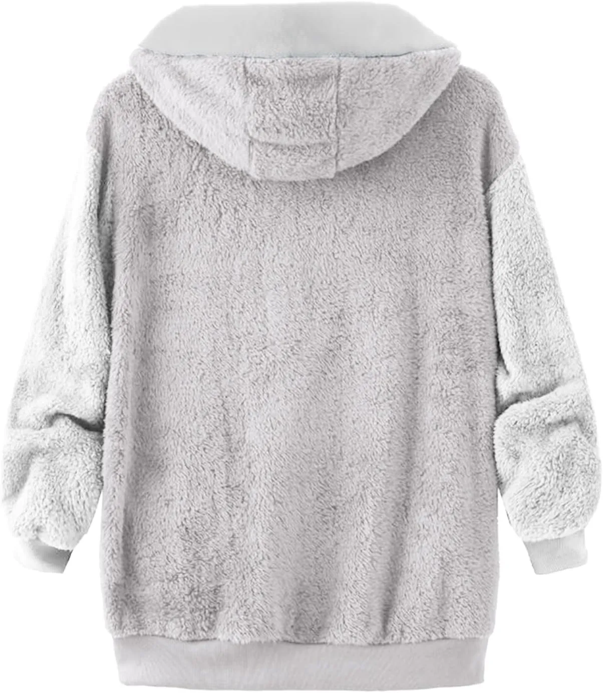 Winter Jackets for Women Women'S Fashion Winter Color Block Fuzzy Fleece Coat Casual Puffer Fluffy Outdoor Teddy Bear Jacket