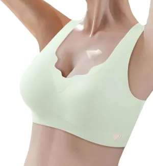 Women Bra Set and Underwear Plus Support Large Chest Small Half Fixed Cup Breathable Womens