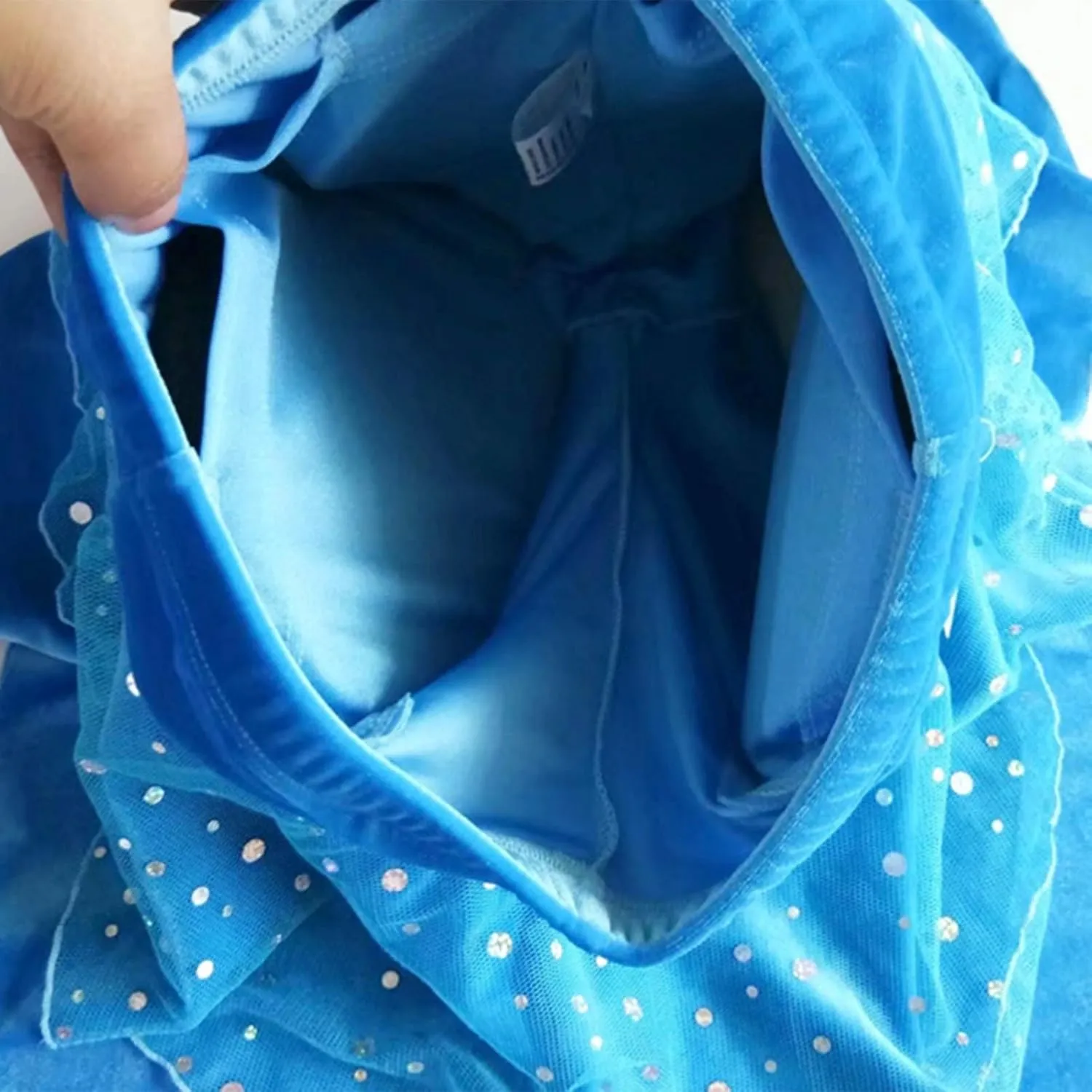 Womens Flare Figure Ice Skating Skirt with Shorts High Waist Pleated Ruffled Mini Skater Skirt Dancewear