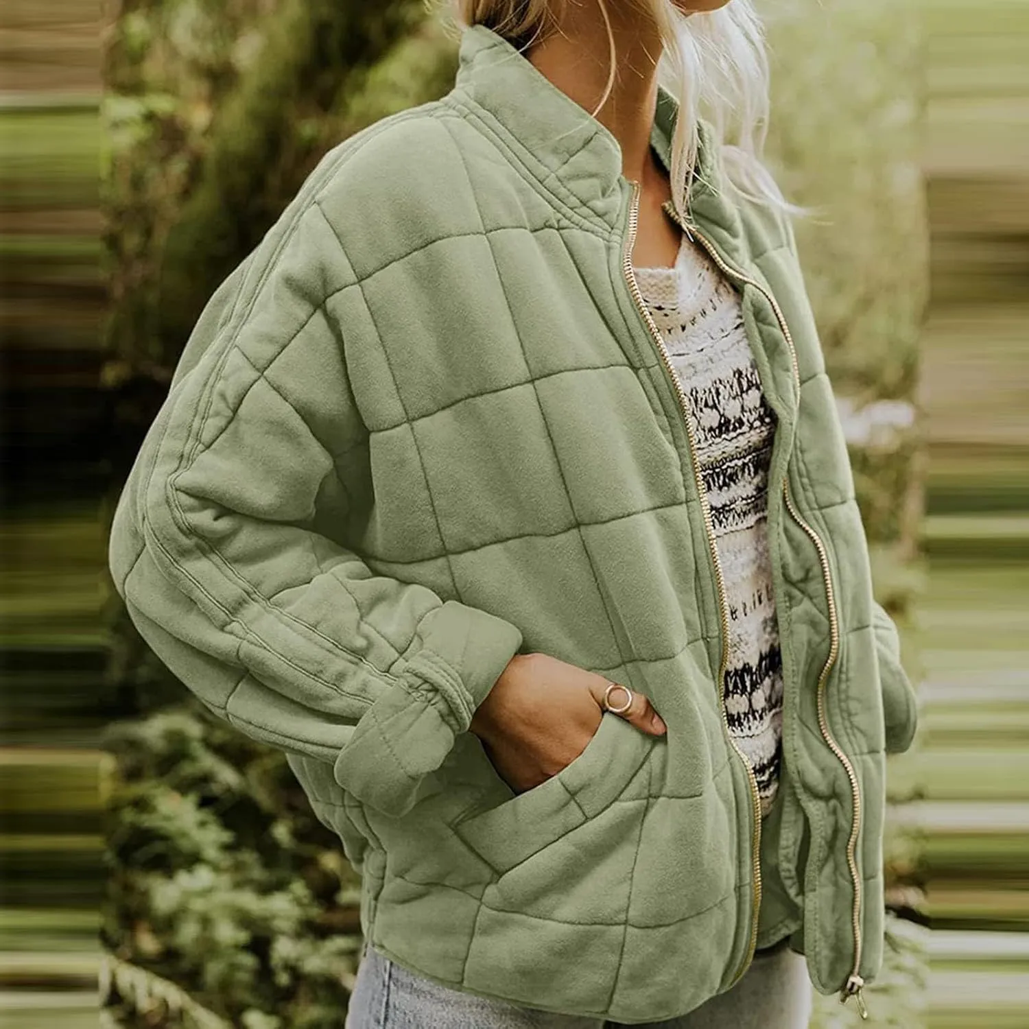 Womens Hooded Thickened Long Down Jacket Jacket Pocket Cotton Loose Jacket Heavyweight Long Length Puffer Parka