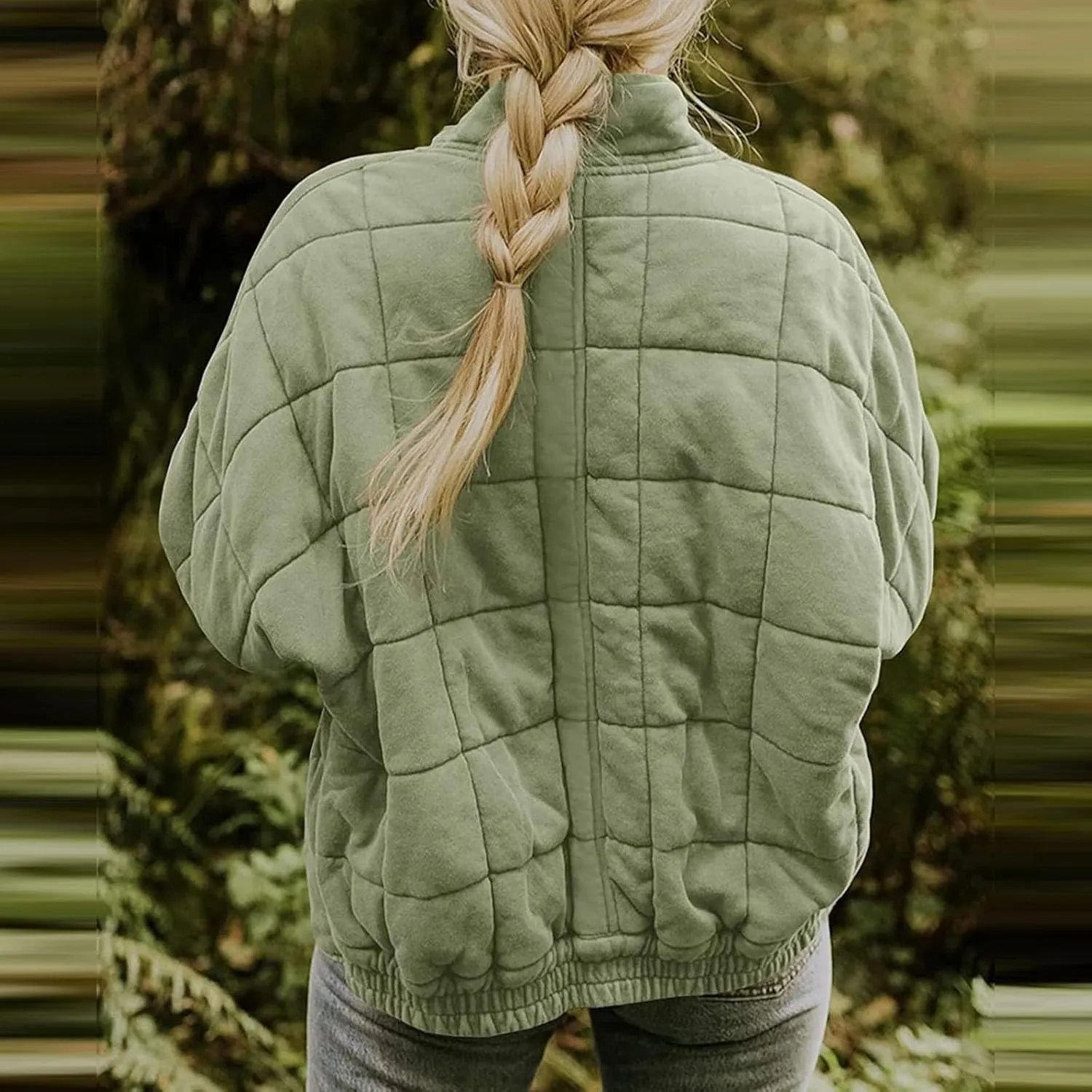 Womens Hooded Thickened Long Down Jacket Jacket Pocket Cotton Loose Jacket Heavyweight Long Length Puffer Parka