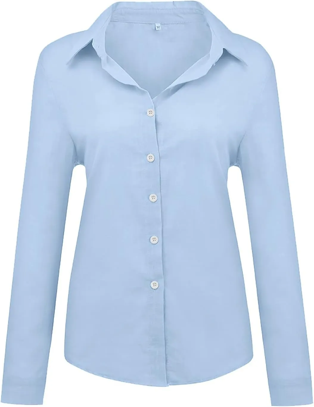 Womens Linen Shirts Summer Linen Plain Solid Short Sleeve T-Shirt Casual Loose Henley V-Neck Tee Shirts