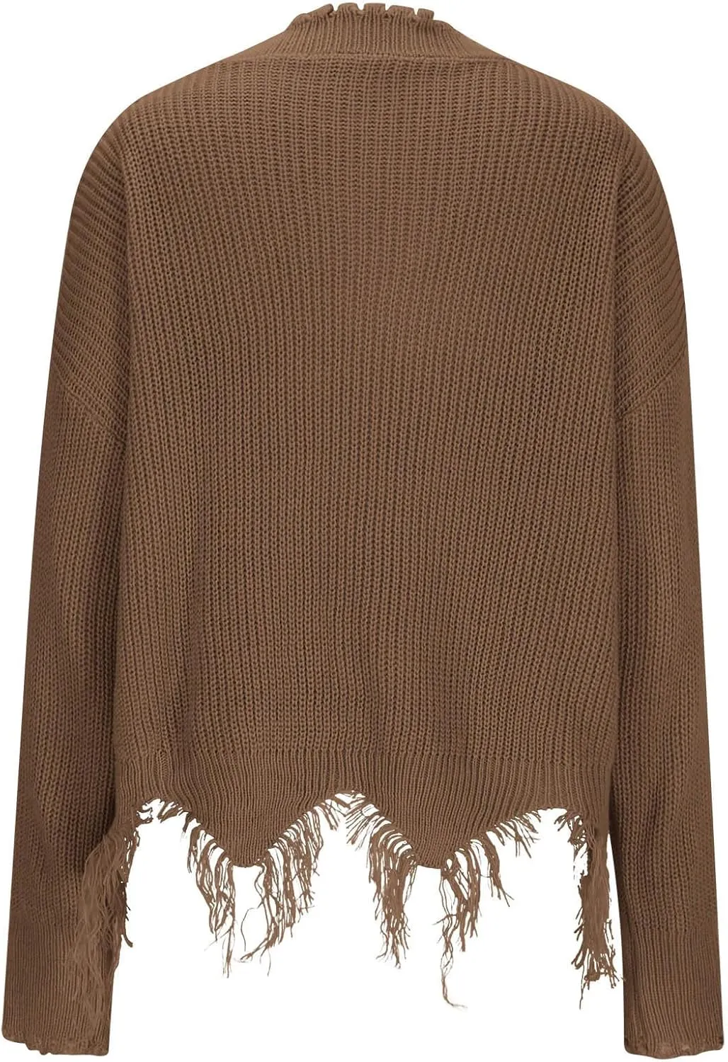 Womens Off The Shoulder V Neck Sweaters Cropped Casual Loose Chunky Knit Sweater Winter Spring Trendy Jumper Tops
