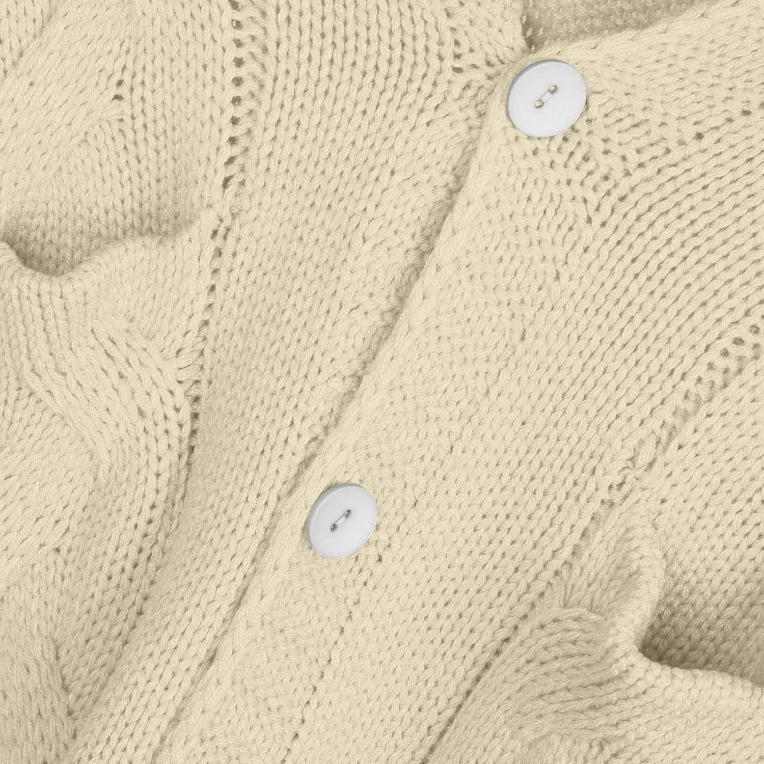 Women's Oversized Slouchy Cable Knit Chunky Open Front Sweater Coat with Pockets Fall Winter Outerwear Cardigan Jackets