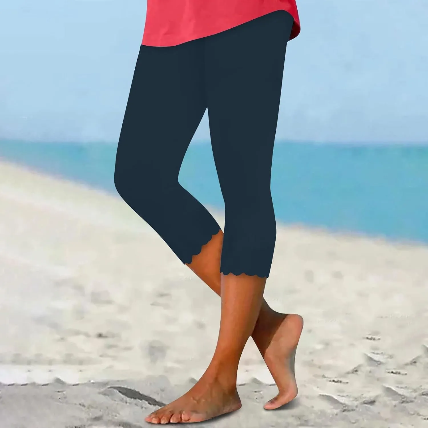 Yoga Pants Women Yoga Casual Elastic Sweatpants Leggings Workout High Waisted Trousers Summer Running Pants